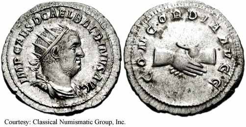 монета Древнего Рима