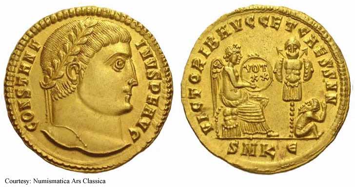 монета Древнего Рима