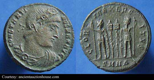 монета Древнего Рима