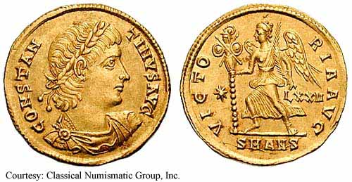 монета Древнего Рима