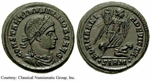 монета Древнего Рима