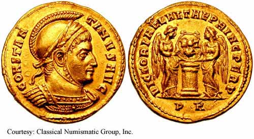 монета Древнего Рима