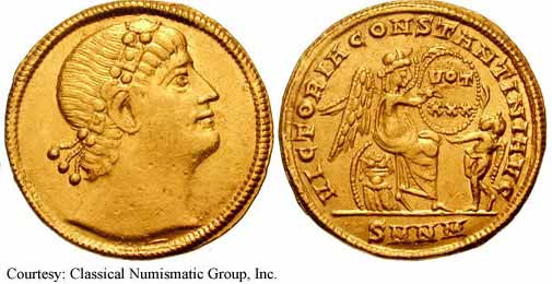 монета Древнего Рима