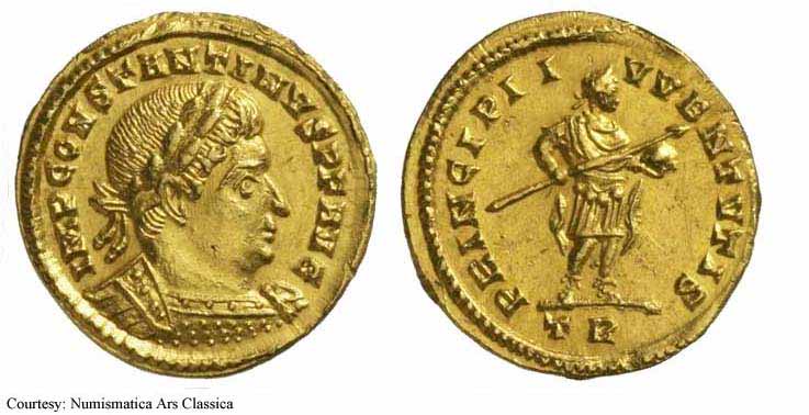 монета Древнего Рима