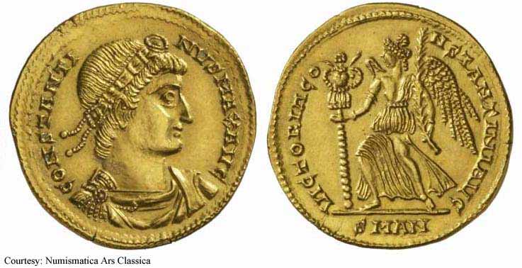 монета Древнего Рима