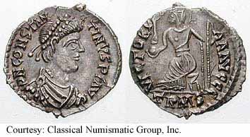 монета Древнего Рима