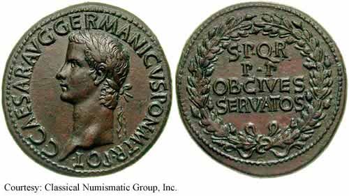 монета Древнего Рима