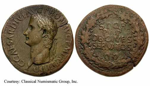 монета Древнего Рима