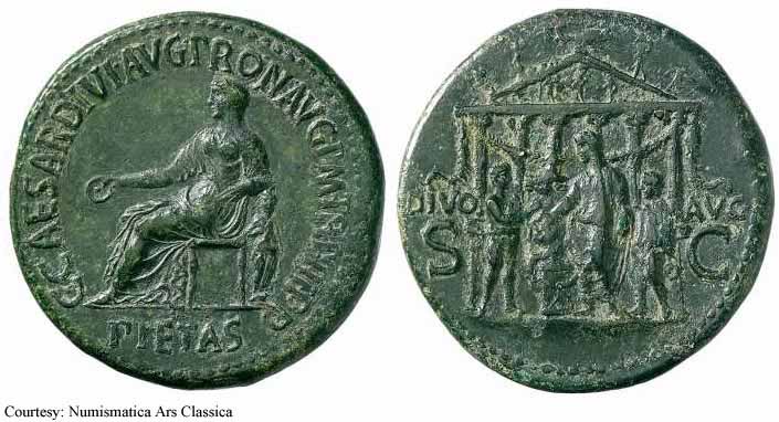 монета Древнего Рима