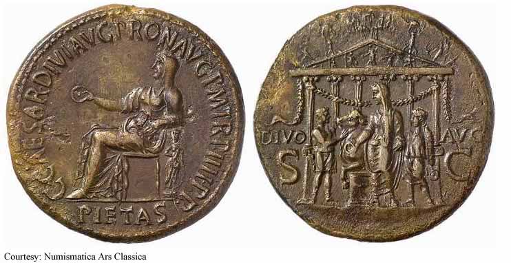 монета Древнего Рима