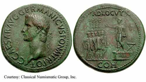 монета Древнего Рима