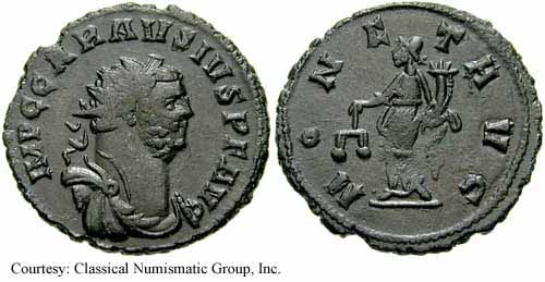 монета Древнего Рима