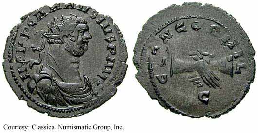 монета Древнего Рима