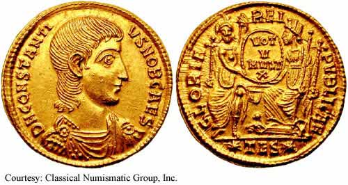 монета Древнего Рима