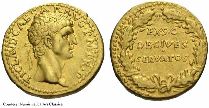 монета Древнего Рима