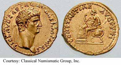 монета Древнего Рима