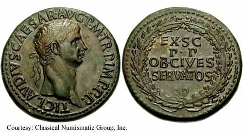 монета Древнего Рима