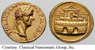 монета Древнего Рима