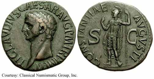 монета Древнего Рима