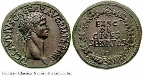 монета Древнего Рима