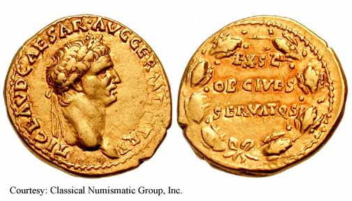 монета Древнего Рима