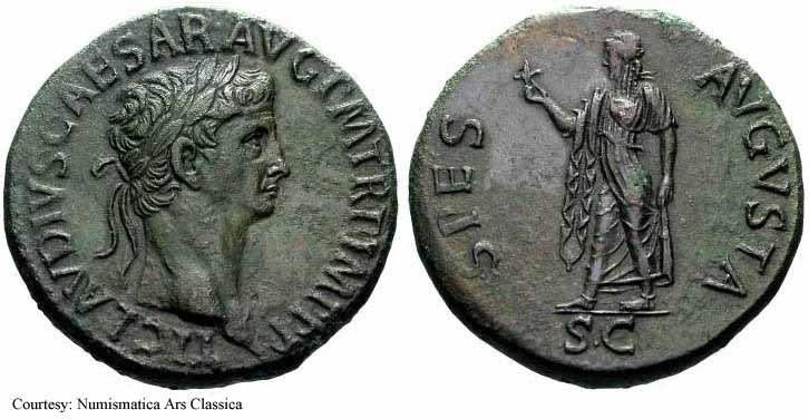 монета Древнего Рима