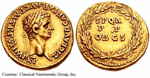 монета Древнего Рима