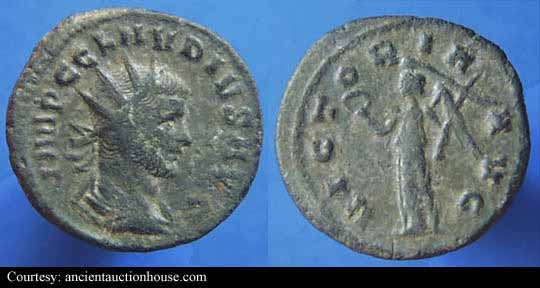 монета Древнего Рима