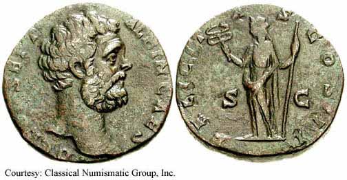 монета Древнего Рима