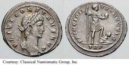 монета Древнего Рима