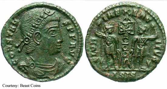 монета Древнего Рима