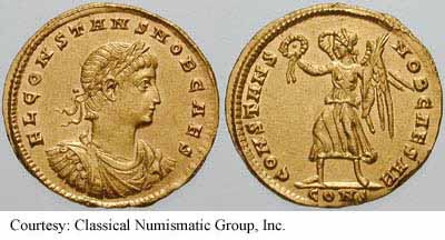 монета Древнего Рима