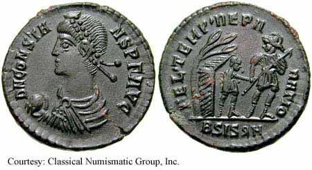 монета Древнего Рима