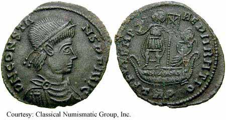 монета Древнего Рима