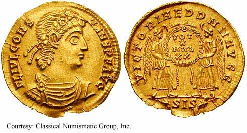 монета Древнего Рима