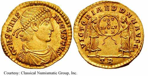 монета Древнего Рима