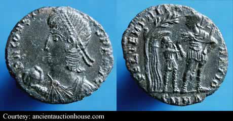 монета Древнего Рима