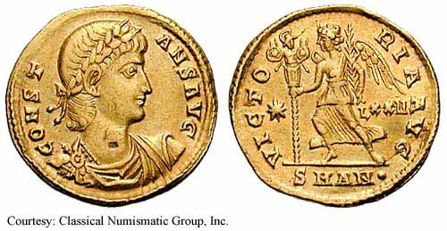 монета Древнего Рима