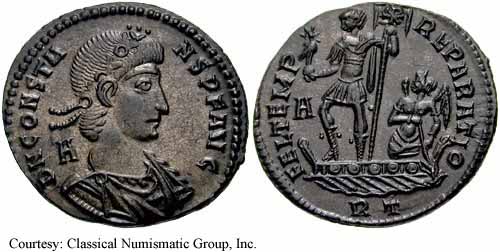 монета Древнего Рима