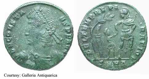 монета Древнего Рима