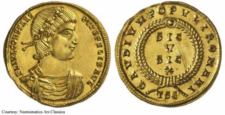 монета Древнего Рима