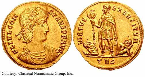 монета Древнего Рима