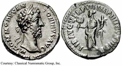 монета Древнего Рима