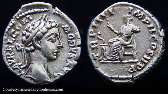 монета Древнего Рима