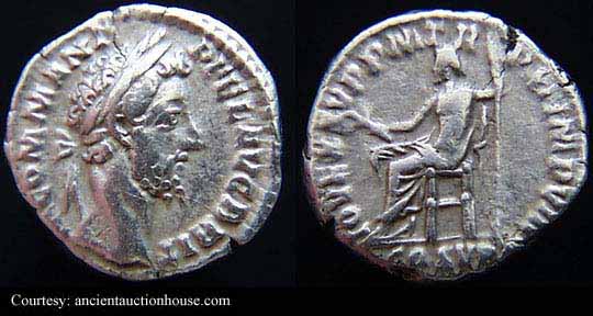 монета Древнего Рима