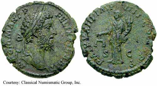 монета Древнего Рима