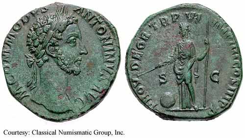 монета Древнего Рима