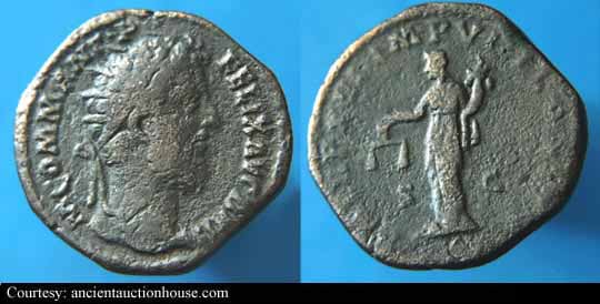 монета Древнего Рима