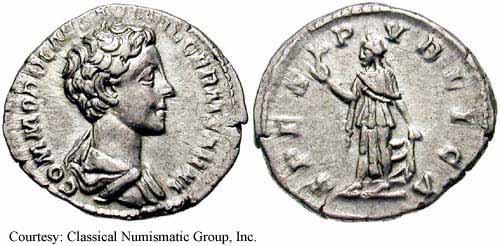 монета Древнего Рима