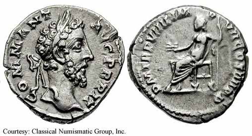 монета Древнего Рима